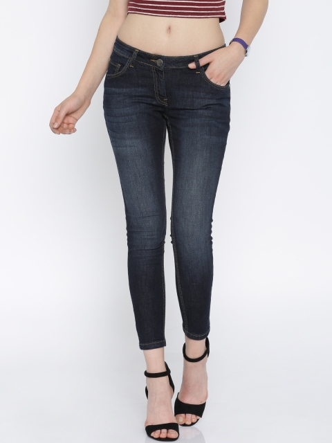 

Park Avenue Women Blue Power Skinny Fit Mid-Rise Clean Look Jeans