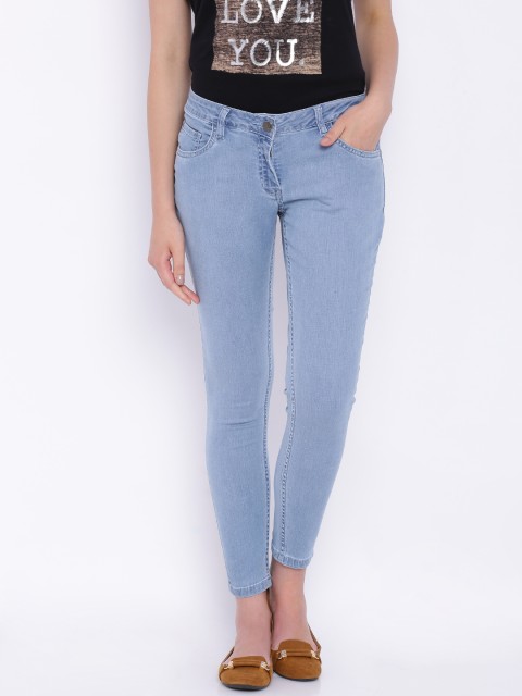 

Park Avenue Blue Power Skinny Fit Mid Rise Clean Look Jeans