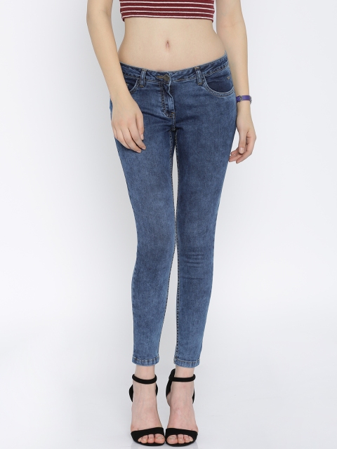 

Park Avenue Women Blue Power Skinny Fit Mid-Rise Clean Look Jeans
