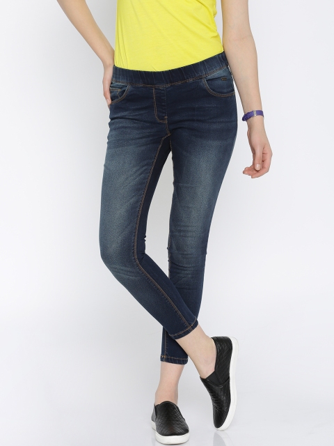 

Park Avenue Women Blue Power Skinny Fit Mid-Rise Clean Look Jeans