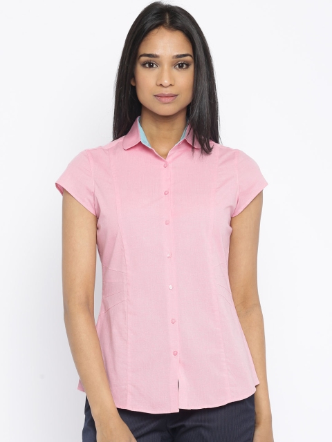 

Park Avenue Pink Solid Formal Shirt