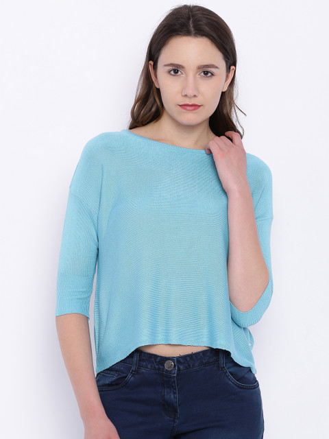 

Park Avenue Blue Solid Top