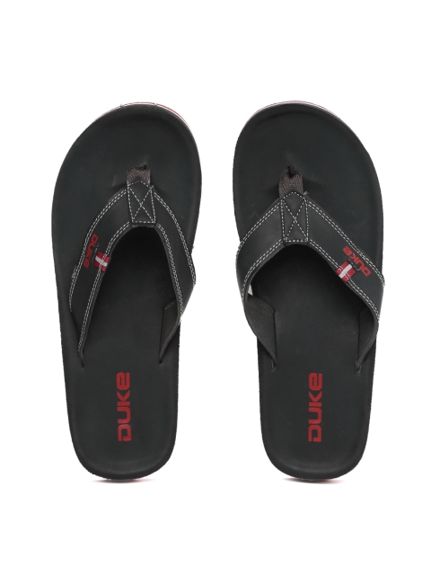 

Duke Men Black Flip-Flops
