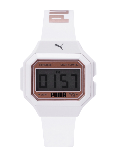 

Puma Women White Dial & White Straps Mini Remix Digital Watch P1056