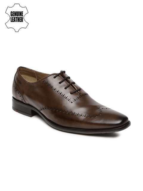 

Ruosh Work Men Brown Semiformal Genuine Leather Brogues