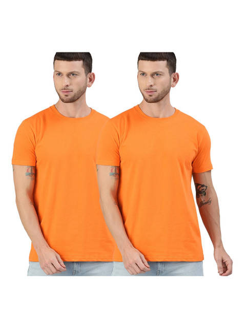 

UNSULLY Men Orange 2 Dri-FIT Training or Gym T-shirt