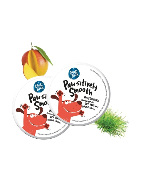 

Captain Zack Pack Of 2 White Pawsitively Smooth Paw Butter Moisturizer for Dogs