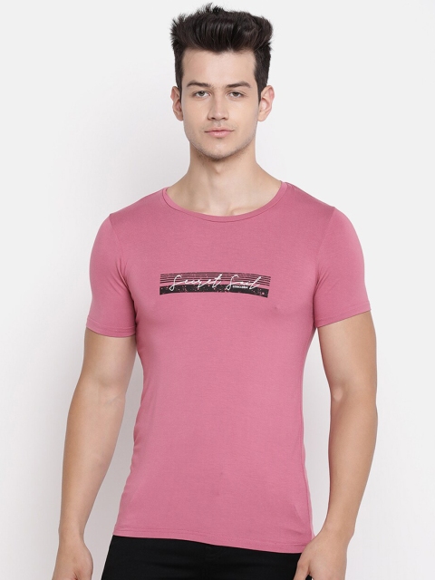 

V2 Value & Variety Men Purple Typography Printed T-shirt