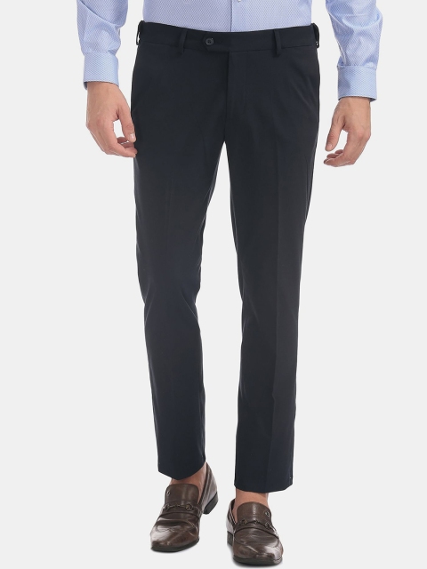 

AD By Arvind Men Blue Formal Trousers