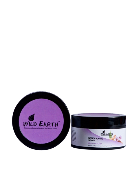 

Wild Earth Rejuvenating Almond Saffron Face Mask, Brown