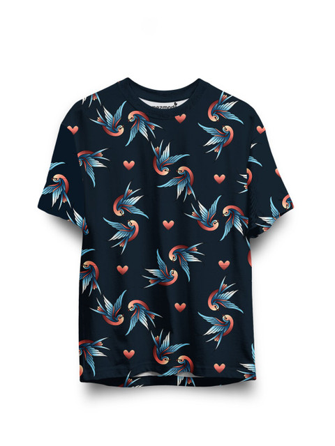 

mezmoda Boys Green Printed Regular Fit T-shirt