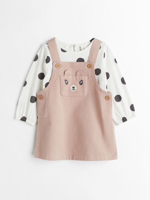 

H&M Girls White & Pink 2-Piece Set