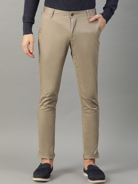 

Bruun & Stengade Men Beige Slim Fit Chinos Trousers