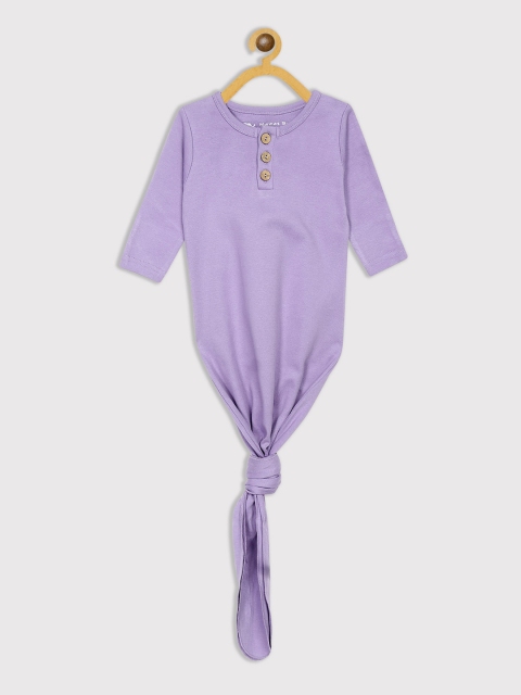 

Mamas Boo Unisex Infants Purple Rompers