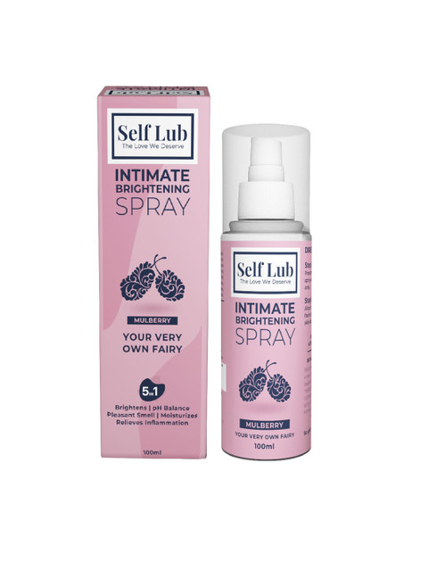 

Self Lub Mulberry Anti-Fungal & Anti-Bacterial Intimate Brightening Spray, Transparent