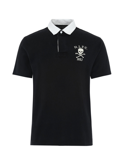 

Polo Ralph Lauren Men Black Polo Collar T-shirt