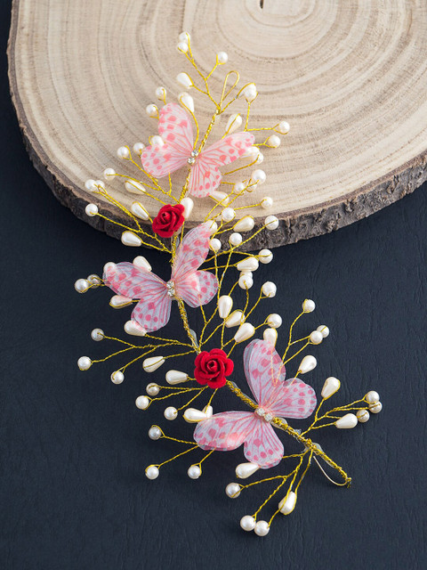 

Golden Peacock Women Gold Hair Accessory