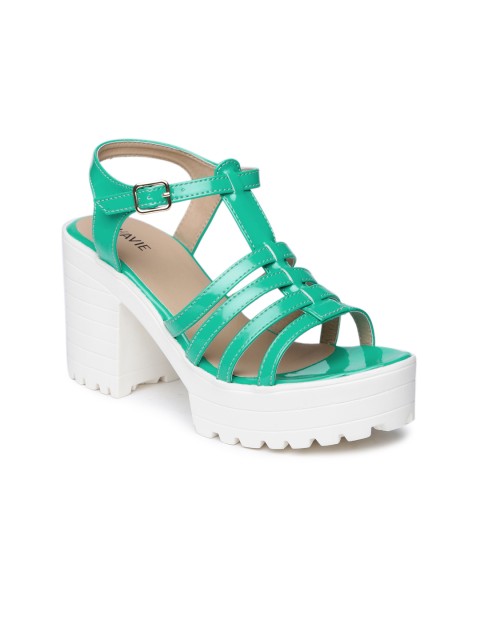 

Lavie Women Green Platform Heels