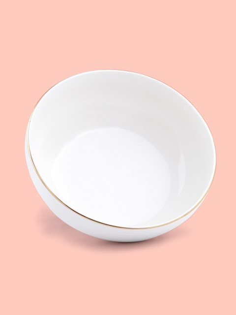 

SHAY White 1 Pieces Porcelain Glossy Bowls