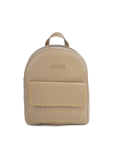 

Lapis O Lupo Women Beige Solid Backpack