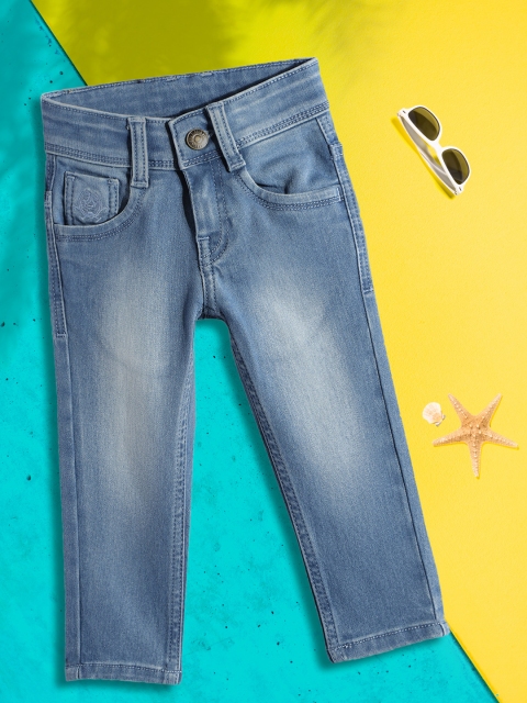 

U.S. Polo Assn. Kids Boys Blue Light Fade Stretchable Jeans