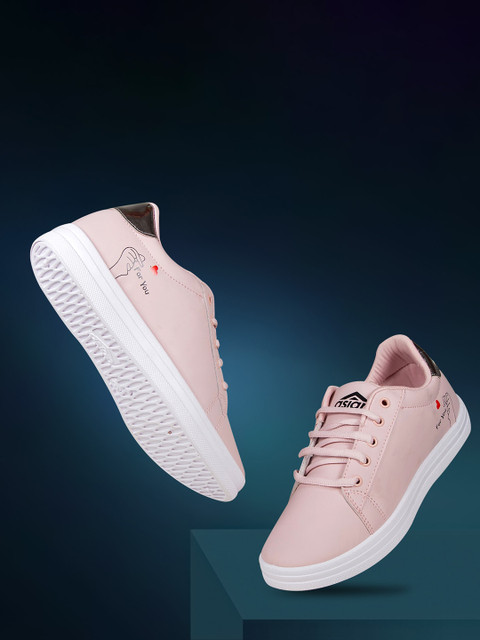 

ASIAN Women Pink Printed Sneakers