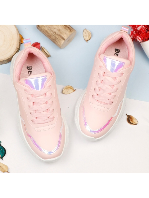 

Denill Women Pink & White Running Sports Shoes