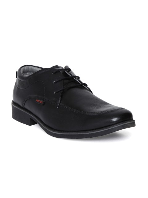 

Red Chief Men Black Genuine Leather Derbys