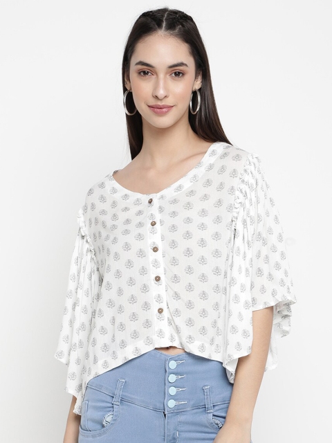 

V2 Value & Variety Black Extended Sleeves Crop Top