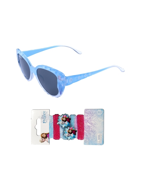 

Girls Blue Frozen Butterfly Sunglasses With UV Protected Lens & Ponytail Holder