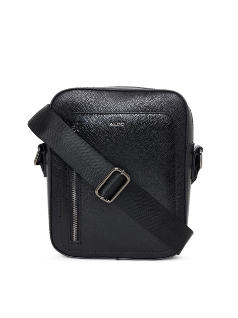 

ALDO Men Black Solid Messenger Bag