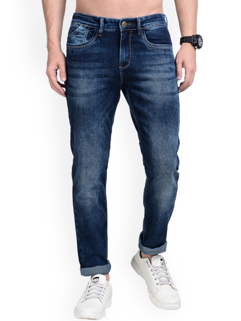 

Jean Cafe Men Blue Jean Slim Fit Heavy Fade Jeans