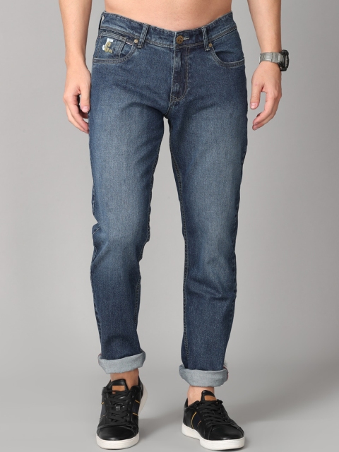 

Jean Cafe Men Blue Slim Fit Heavy Fade Organic Cotton Jeans