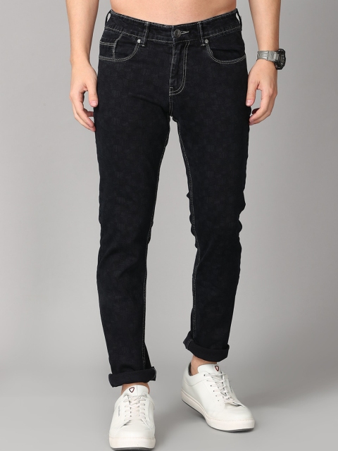 

Jean Cafe Men Black Jean Slim Fit Cotton Jeans