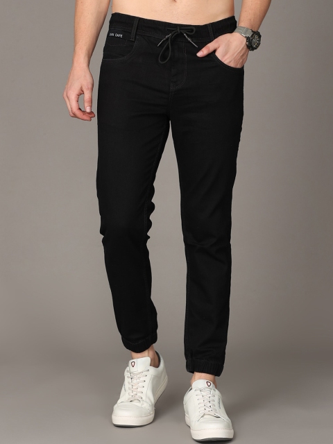 

Jean Cafe Men Black Jogger Fit Organic Cotton Jeans