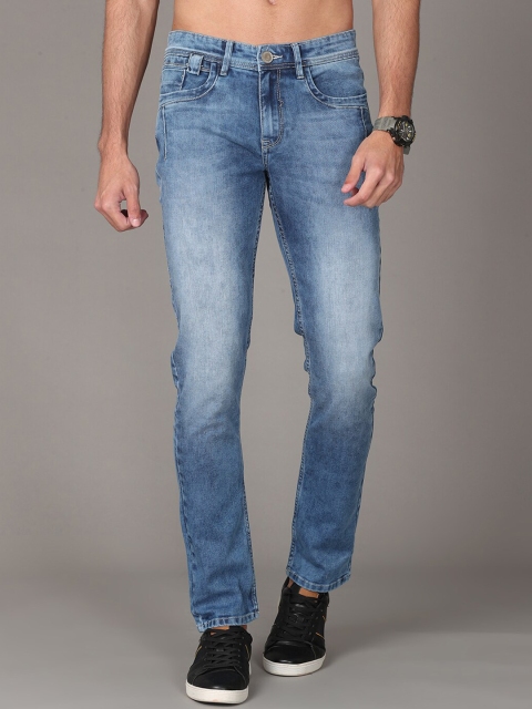 

Jean Cafe Men Blue Jean Slim Fit Heavy Fade Organic Cotton Jeans