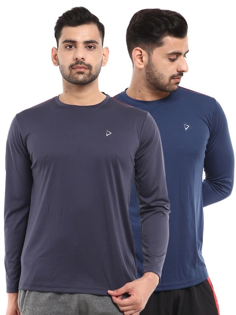 

V-Mart Men Pack of 2 Tshirt, Charcoal