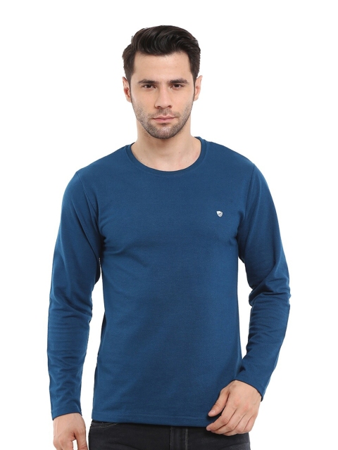 

V-Mart Men Teal Slim Fit T-shirt