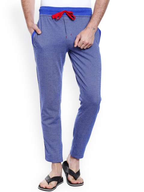 

AVOQ Blue Patterned Smart Fit Lounge Pants OP25