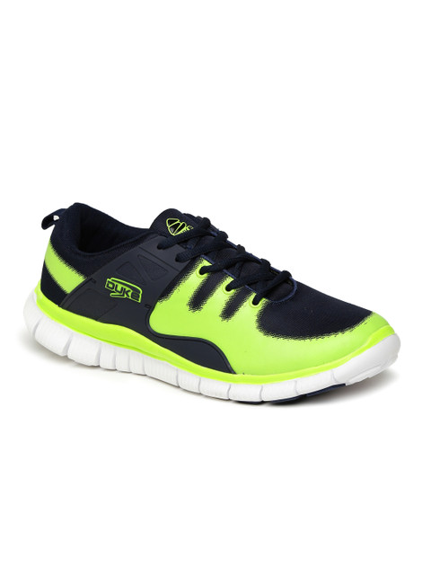 

Duke Men Navy & Green Running Shoes, Navy blue