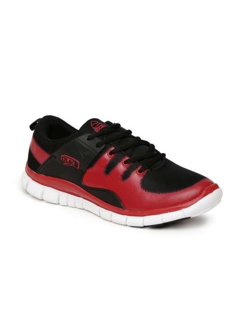 

Duke Men Black & Red Running Shoes