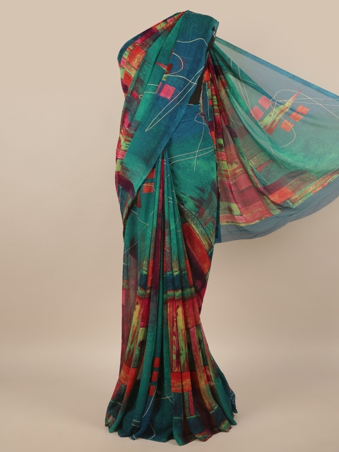 

Pothys Green & Red Saree