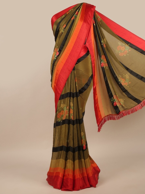 

Pothys Multicoloured Printed Floral Saree, Multi