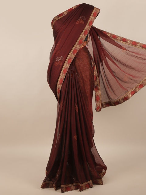 

Pothys Maroon Abstract Woven Design Zari Saree