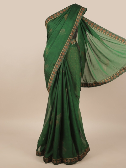 

Pothys Green & Orange Saree