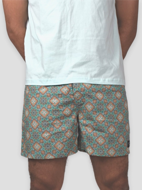 

wHAT'S DOwn Men Green Printed Cotton Boxer Shorts - GREEN-DYNASTY-MENS-S