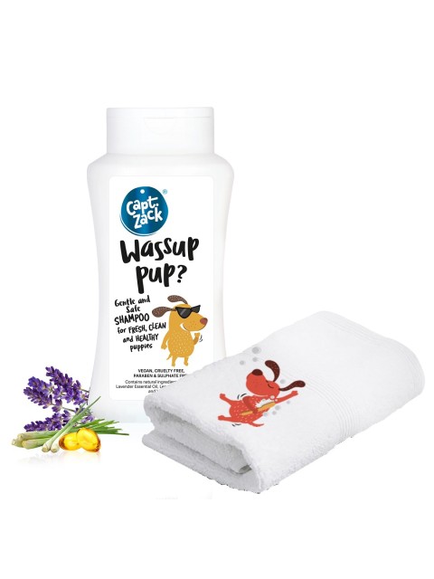 

Captain Zack White Pet Shampoos 200ml With Hand Towel