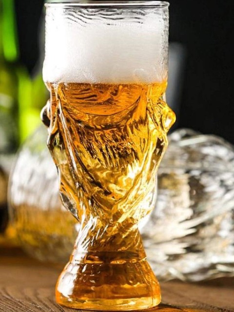 

BonZeaL Solid Glass Transparent Mug World Cup Glass 800 ml