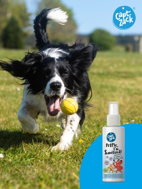 

Captain Zack Dog Transparent Pet Sanitizer 50 ml