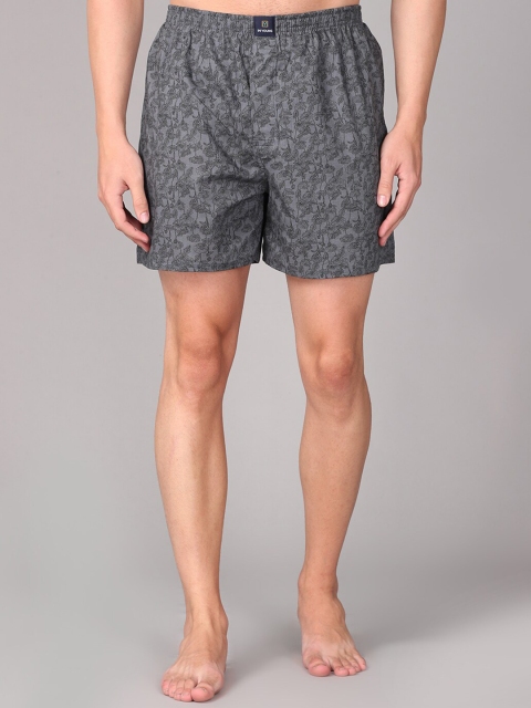 

IMYOUNG Men Black Printed Boxers